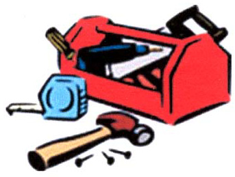 Red tool box icon
